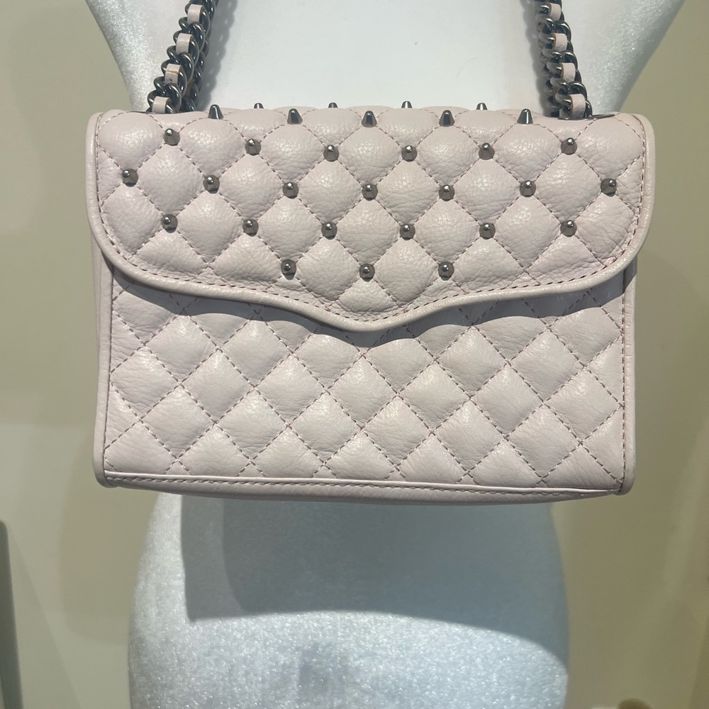 Rebecca Minkoff Quilted Shoulder Bag - Light Pink